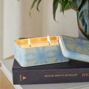 Paddywax Blue Tint Teakwood & Jasmine Soy Wax Candle